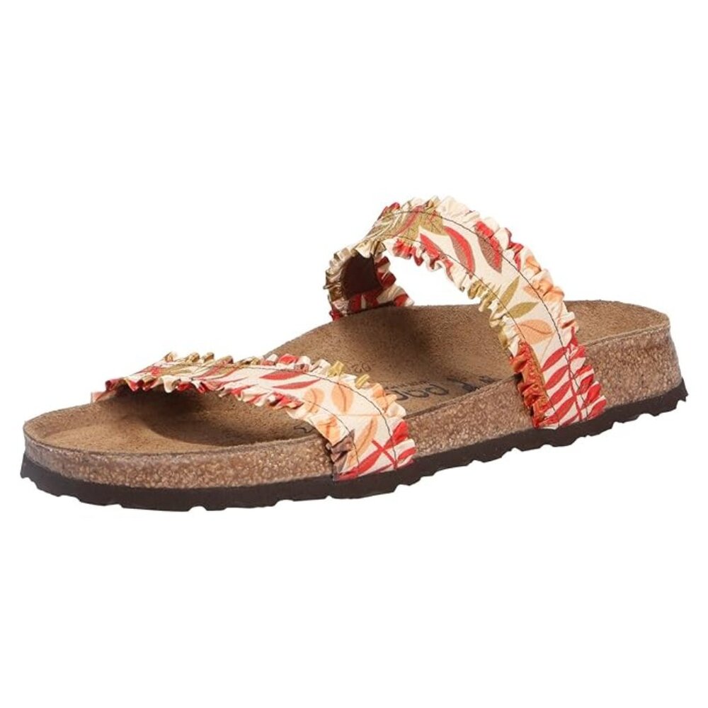 Papillio‎ Women's Multicolor Curacao Stretch Tropical Slip-On Slide Sandal Sz 7
